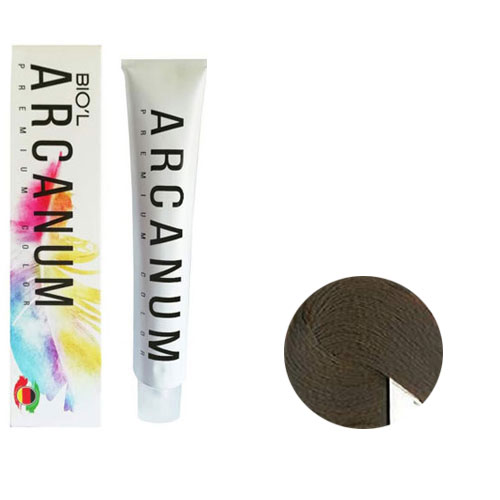 رنگ مو آرکانوم سری شکلاتی  120 میل شماره  5.8  رنگ قهوه ای شکلاتی روشن