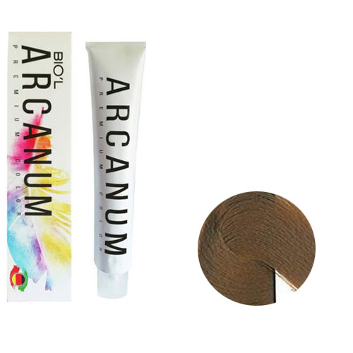 رنگ مو آرکانوم سری شکلاتی  120 میل شماره  6.8  رنگ بلوند شکلاتی تیره