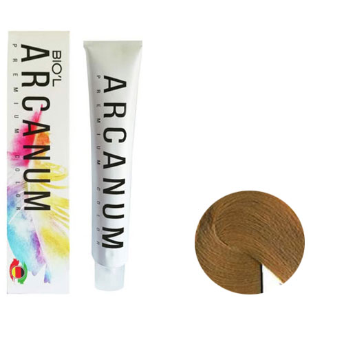 رنگ مو آرکانوم سری شکلاتی  120 میل شماره  7.8  رنگ بلوند شکلاتی متوسط