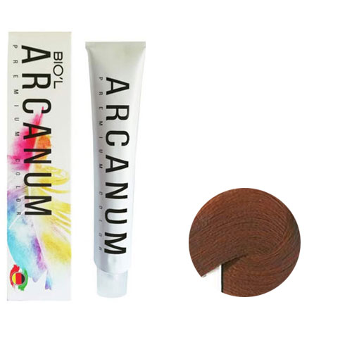 رنگ مو آرکانوم سری مسی  120 میل شماره  5.4  رنگ مسی خیلی تیره