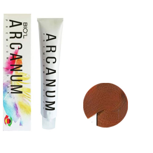 رنگ مو آرکانوم سری مسی  120 میل شماره  6.4  رنگ مسی  تیره