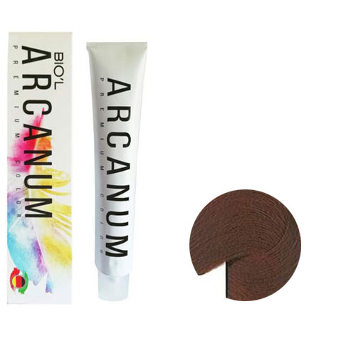 رنگ مو آرکانوم سری ماهگونی  120 میل شماره  7.5  رنگ ماهگونی متوسط