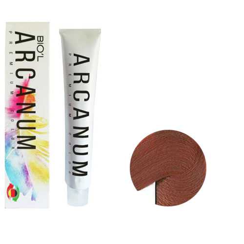 رنگ مو آرکانوم سری ماهگونی  120 میل شماره  9.5  رنگ ماهگونی خیلی روشن