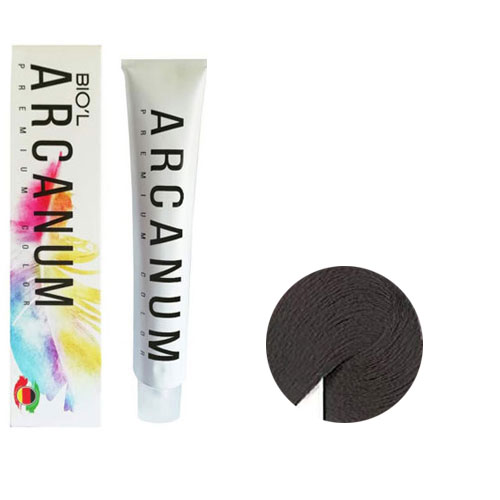 رنگ مو آرکانوم سری بنفش  120 میل شماره  5.22  رنگ بادمجانی تیره