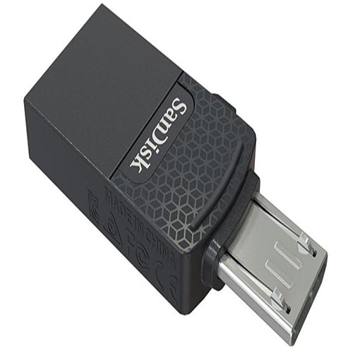 فلش مموری OTG سن دیسک مدل Dual Drive ظرفیت 16 گیگابایت