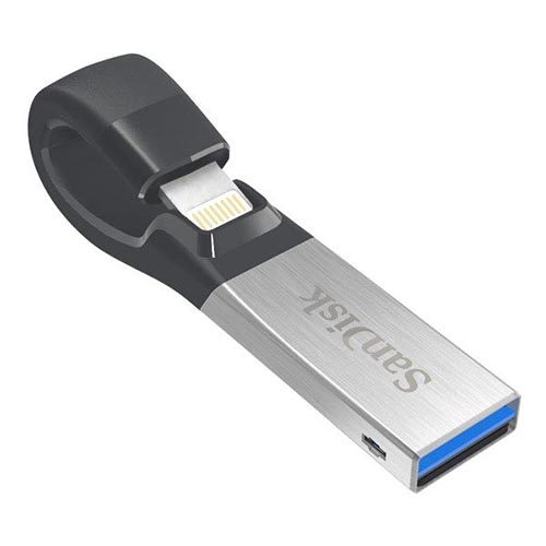 فلش مموری لایتنینگ و USB3.0 سن دیسک مدل iXPAND ظرفیت 32 گیگابایت