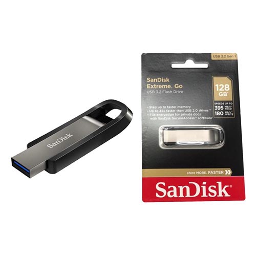 فلش مموری سن دیسک مدل EXTREME Go CZ810 ظرفیت 256 گیگابایت