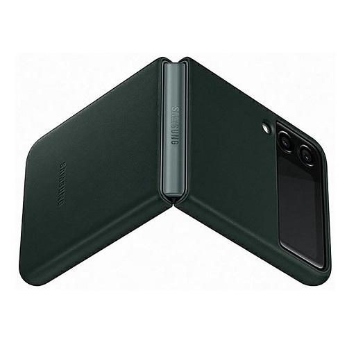 کاور سامسونگ مدل Leather مناسب برای گوشی موبایل سامسونگ Galaxy Z Flip3 5G
