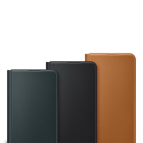 کیف کلاسوری سامسونگ مدل Leather Flip Cover سامسونگ Galaxy Z Fold3 5G