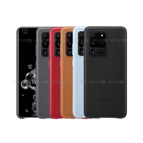 کاور سامسونگ مدل Leather Cover مناسب برای گوشی موبایل سامسونگ Galaxy S20