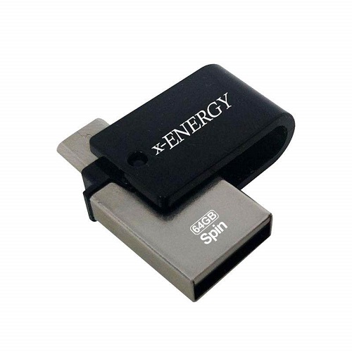 فلش مموری ایکس-انرژی مدل SPIN ظرفیت 64 گیگابایت