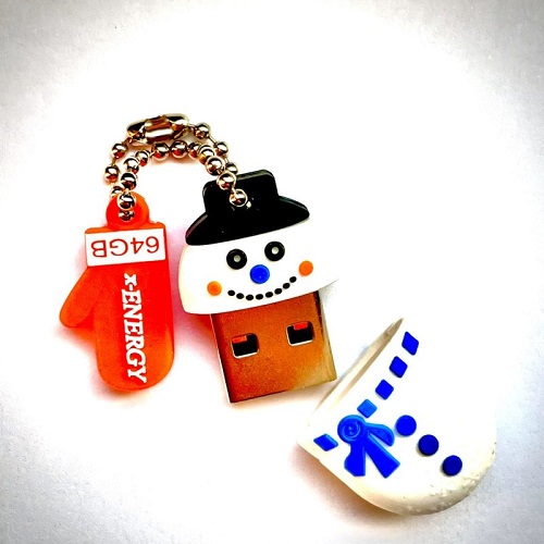 فلش مموری ایکس-انرژی مدل snowman ظرفیت 64 گیگابایت
