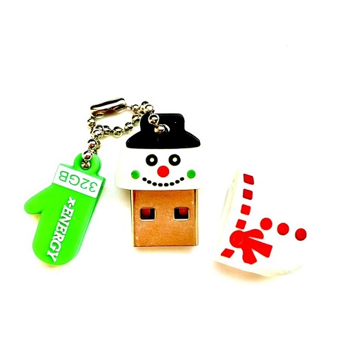 فلش مموری ایکس-انرژی مدل snowman ظرفیت 32 گیگابایت