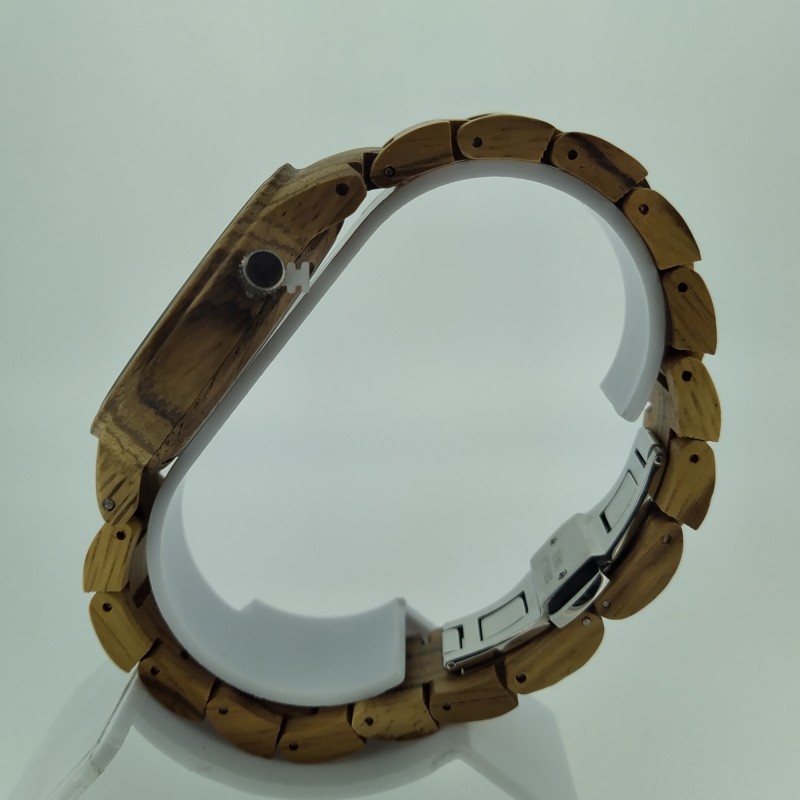 ساعت مچی عقربه‌ای مردانه الگانس مدل n - wooden