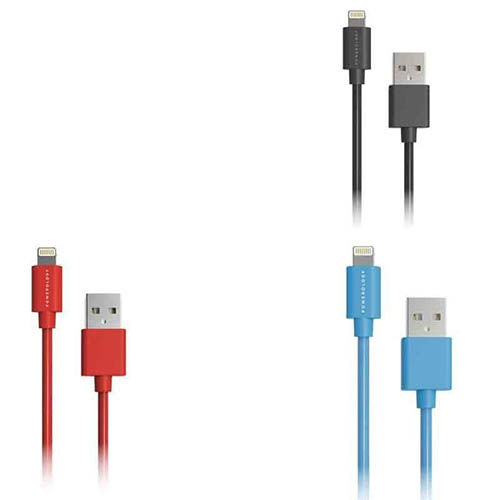 کابل تبدیل USB به لایتنینگ پاورولوجی مدل P3BLBK طول 3 متر