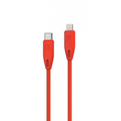 کابل تبدیل USB-C به لایتنینگ پاورولوجی مدل PCAB002-WH طول 2 متر