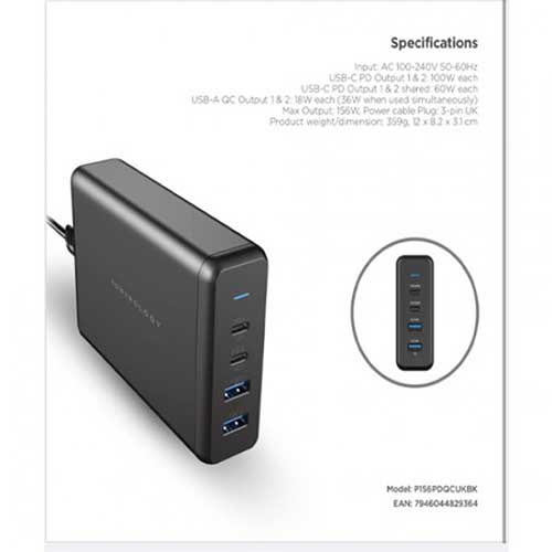 شارژر رومیزی پاورولوجی مدل P156PD