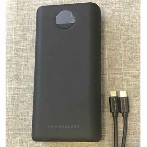 شارژر همراه پاورولوجی مدل PPBCHA07 ظرفیت 30000 میلی آمپر ساعت به همراه کابل USB-C