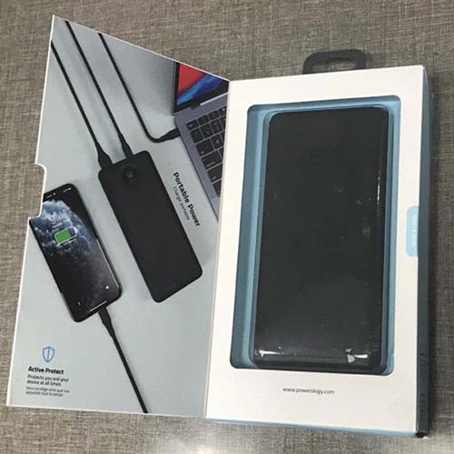 شارژر همراه پاورولوجی مدل PPBCHA07 ظرفیت 30000 میلی آمپر ساعت به همراه کابل USB-C