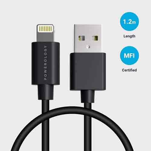 کابل تبدیل USB-C به لایتنینگ مدل P12BLB-L طول 1.2 متر
