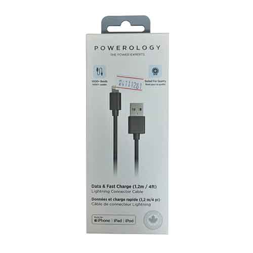 کابل تبدیل USB-C به لایتنینگ مدل P12BLB-L طول 1.2 متر