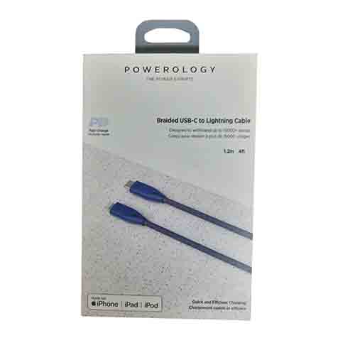 کابل تبدیل USB-C به لایتنینگ مدل PCAB001-BU طول 1.2 متر