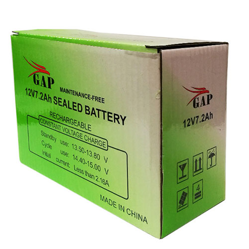 باطری دزدگیر گپ مدل 7.2